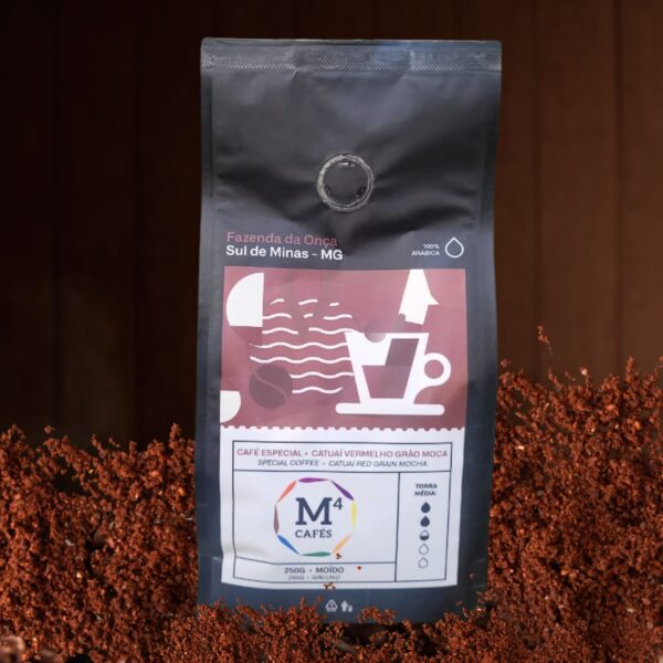 Café Especial Catuaí Vermelho Grão Moca – 250g – moído